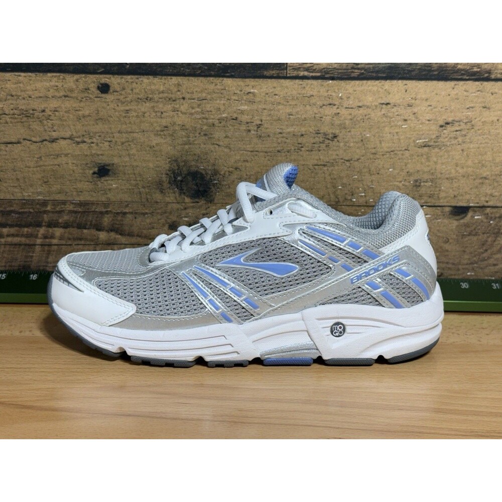🔥NEW Brooks Addiction Women’s Sz 8 D Wide Width White Summer Walking Run Shoes